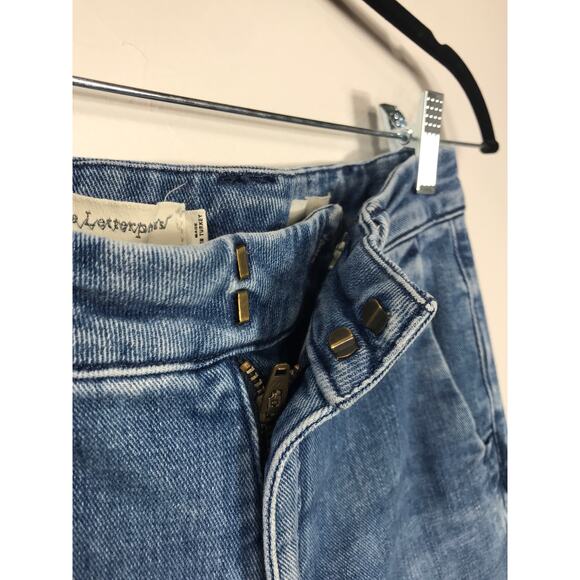 Anthropologie Pilcro Trouser Jeans 26 Blue Capsule Wardrobe Casual Everyday - Picture 3 of 12